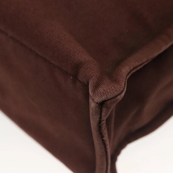 HERMES Fourre Tout MM Hand Bag Canvas Brown Auth 135190 - Picture 5 of 16